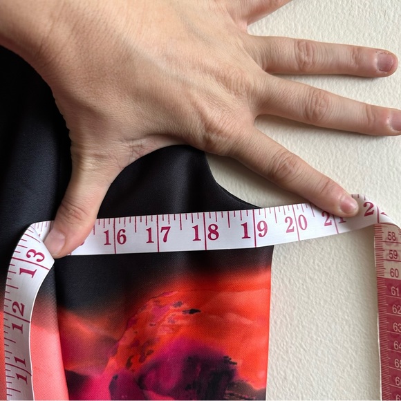 Calvin Klein floral Bodycon Dress - Sz 14 - Picture 10 of 11